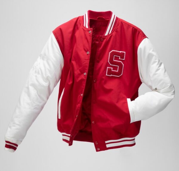 Unique modern motorcycle jacket, stylish protective.